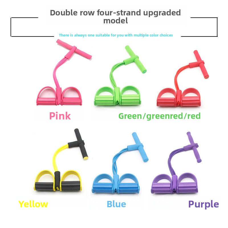 Pedal Tensioner for Home Fitness and Abdominal Exercise