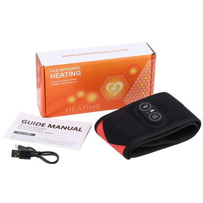 Red Light Therapy Wrist Wrap with Heat and Vibration