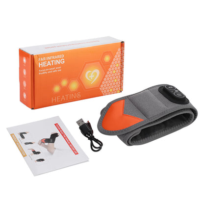 Red Light Therapy Wrist Wrap with Heat and Vibration