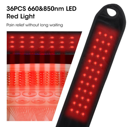 Red Light Therapy Wrist Wrap with Heat and Vibration