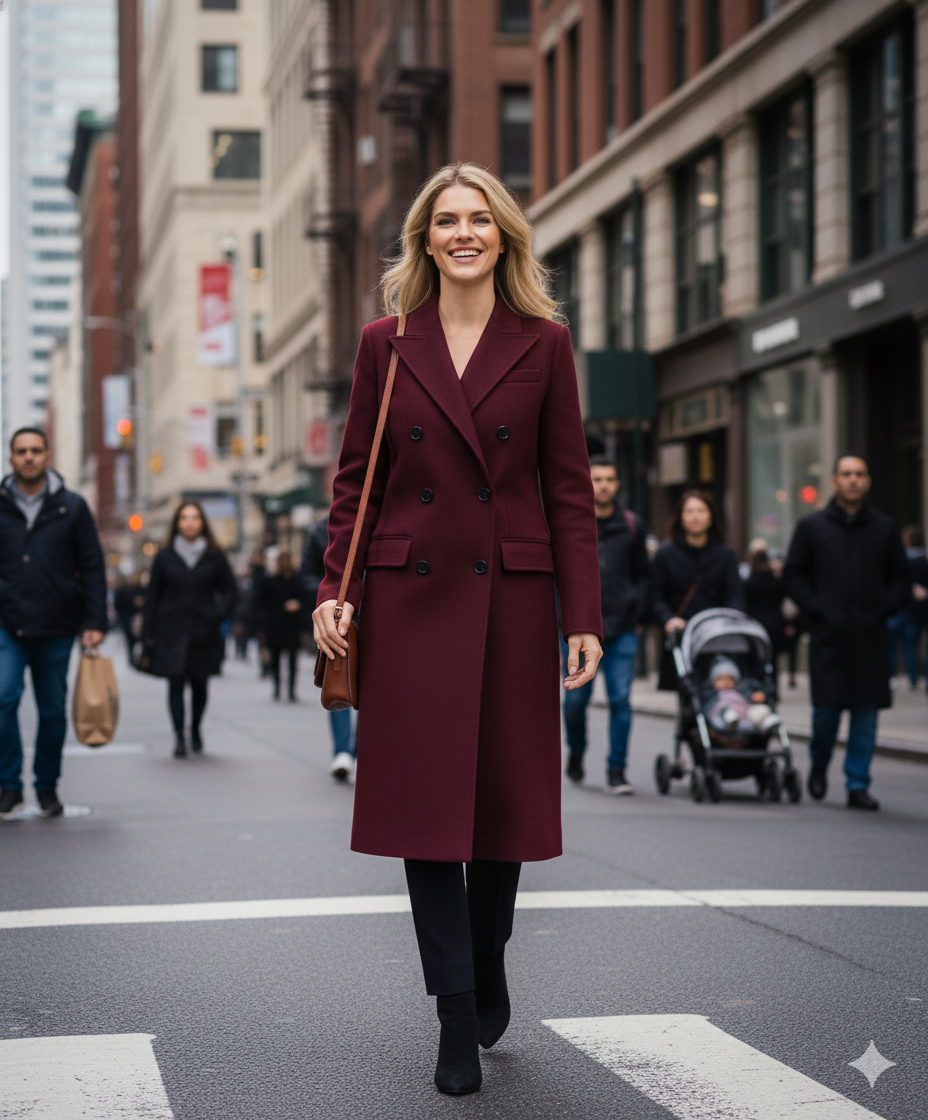 Double Breasted Overcoat