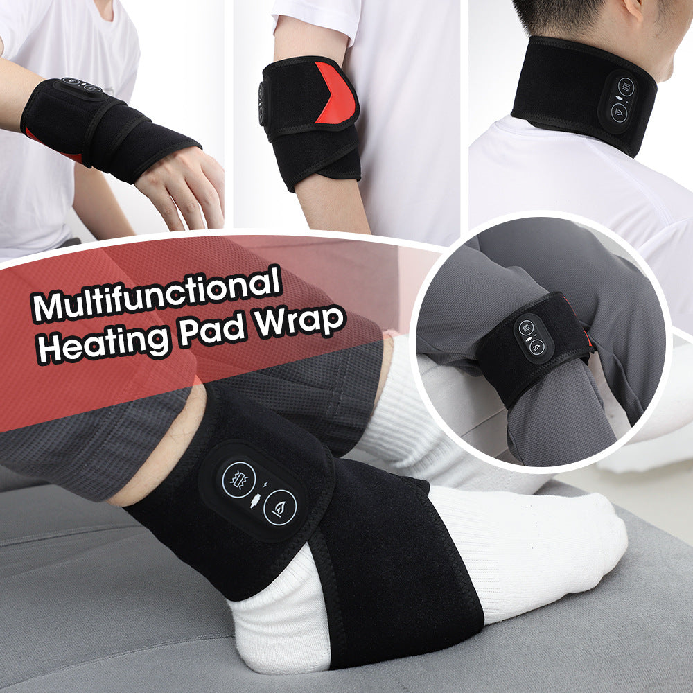 Red Light Therapy Wrist Wrap with Heat and Vibration