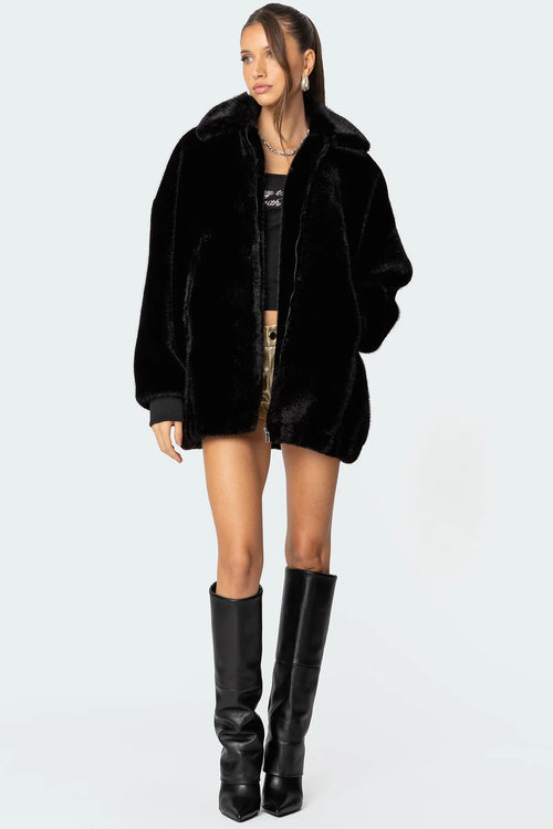 Faux Fur Jacket